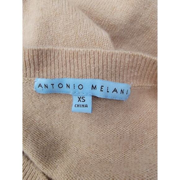 Antonio Melani Sweater SZ XS Womens 100% Cashmere Crewneck Fitted Long Sleeves - Picture 6 of 7